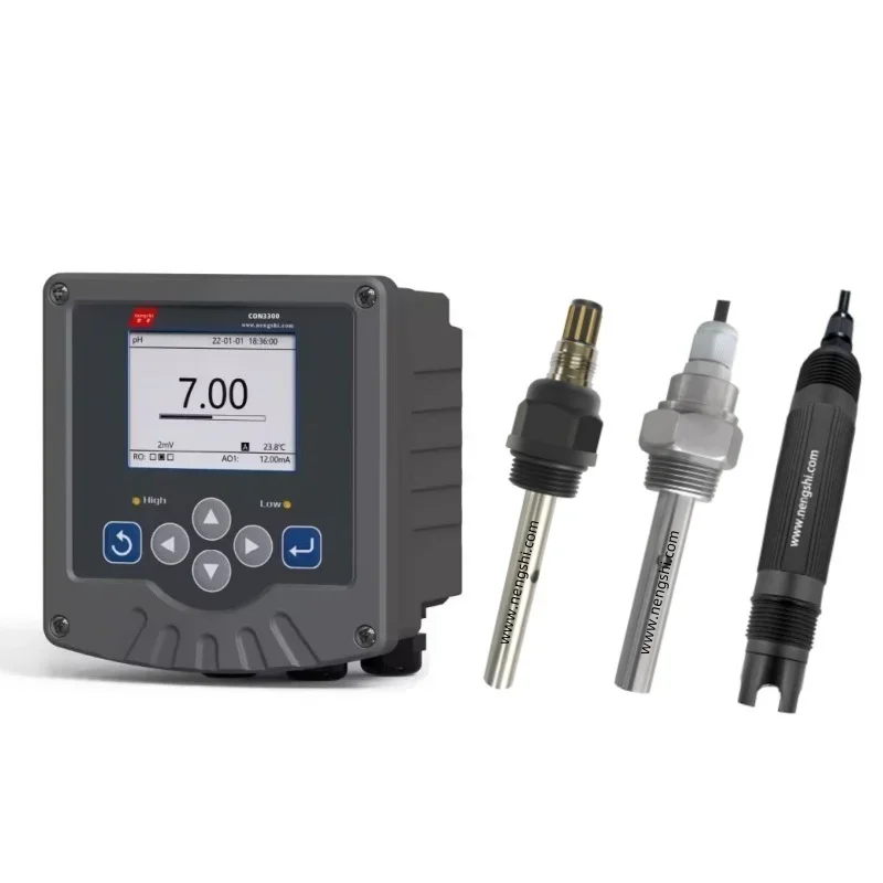 

Online Conductivity test Instrument Analog Conductivity Meter Electrode Probe Sewage Calibrated with Multiparameter Sensor