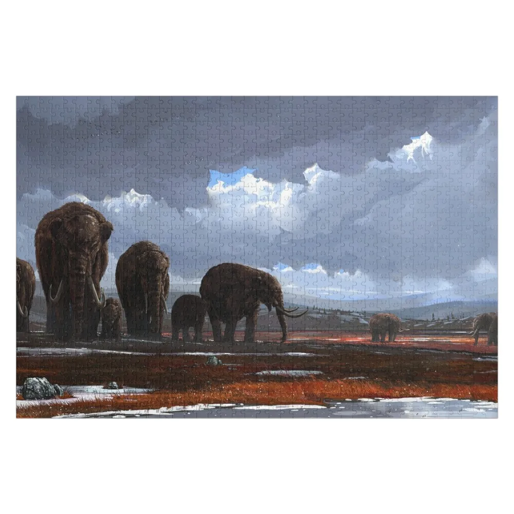 

Mastodon Matriarchy Jigsaw Puzzle With Personalized Photo Personalize Custom Photo Puzzle