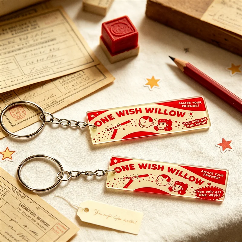 Obsession Movie One Wish Willow Acrylic Keychain Horror Movie Gift Car Keychain House Keychain Horror Gift Obsession Movie 2026