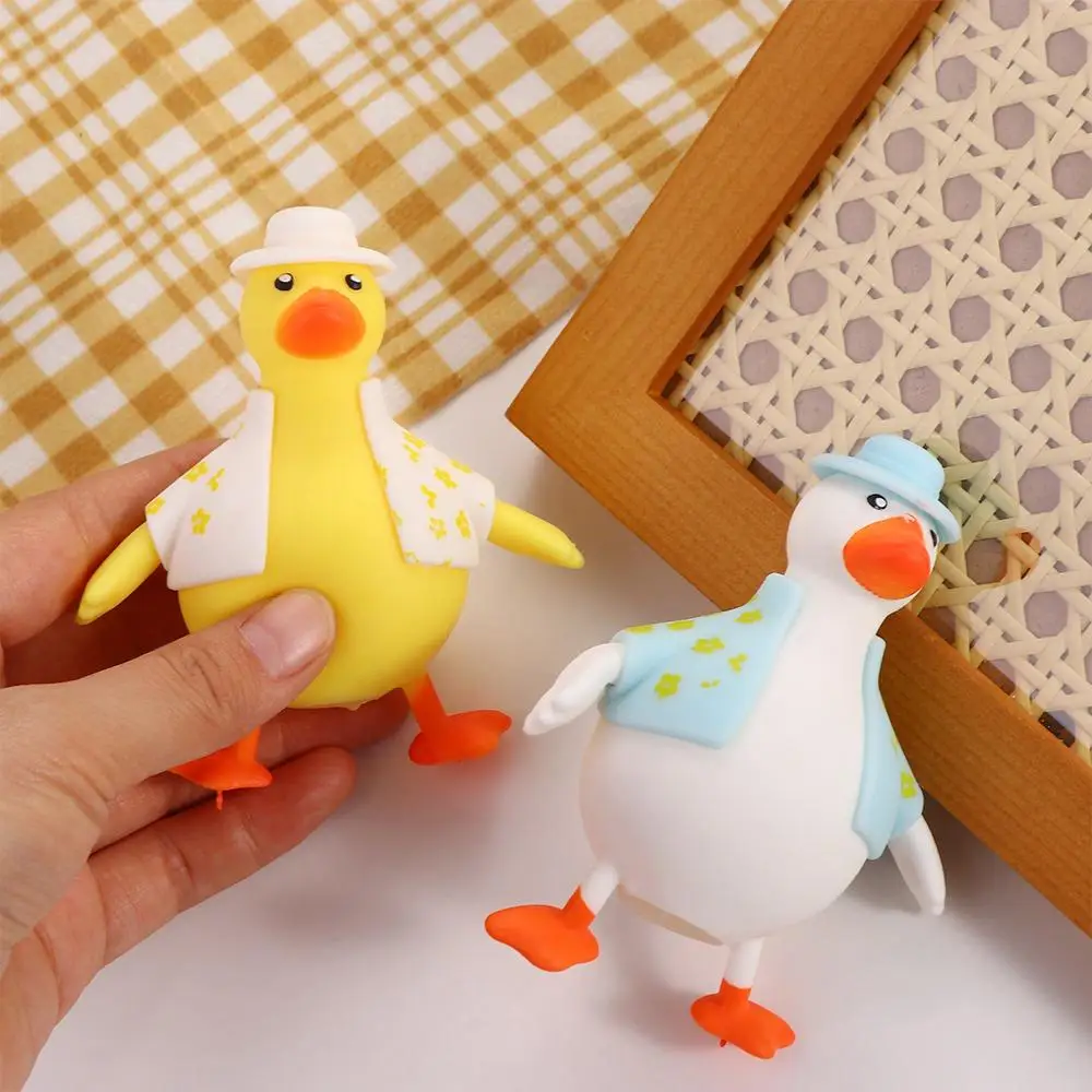 Forma de pato lento subindo squeeze brinquedo rebote bola animal lento rebote brinquedo dos desenhos animados anti-stress alívio do estresse brinquedo festa favores