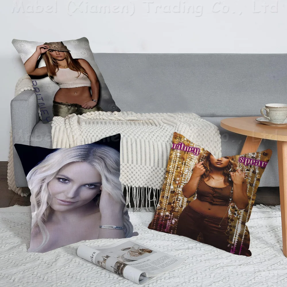 

Singer Britney Spears Pillow Anime Pillow Sofa Bed Head Pillow Cover Cushion Cover 45x45 Cm Fashion