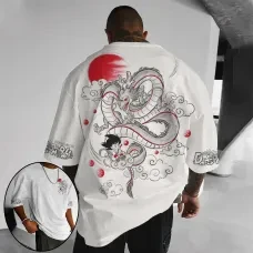 Dragon Ball Super Anime Goku trendige bedruckte Frühlings- und Herbst-T-Shirts für Herren und Damen, Hoodies, Shorts und Sporthosen