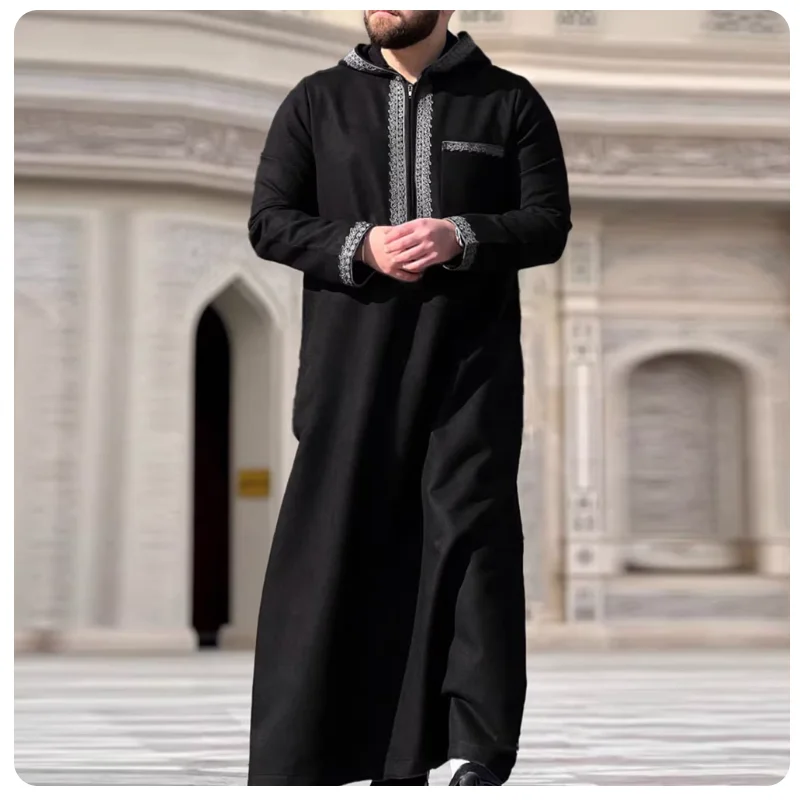 Black hooded A