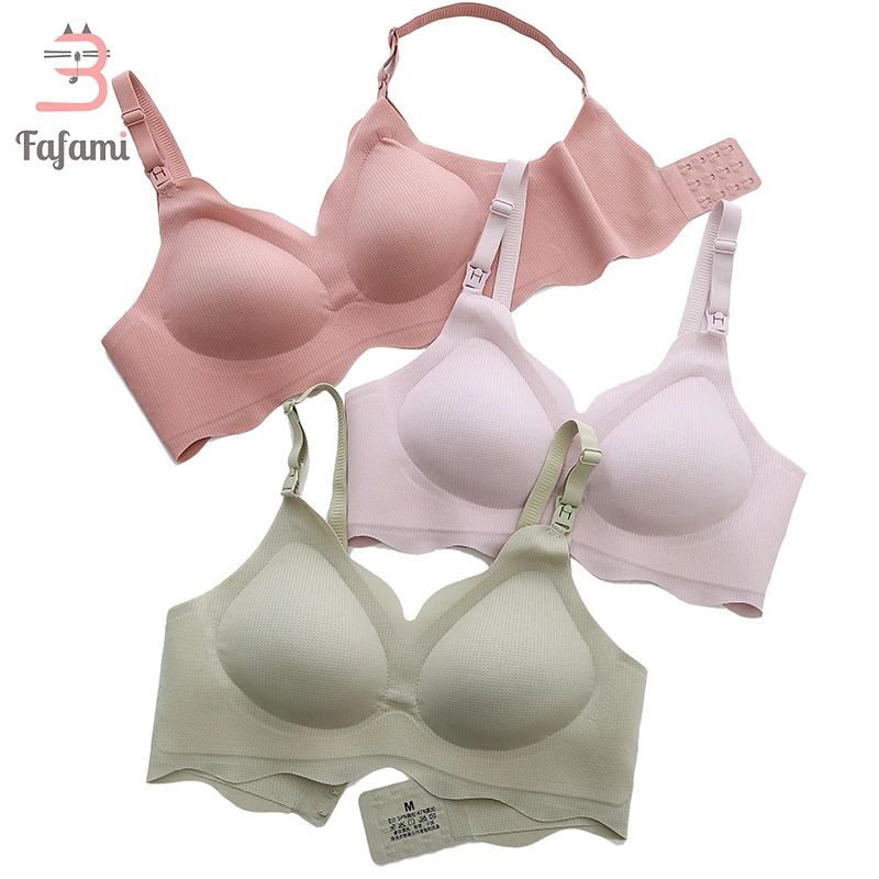 Bezszwowy stanik do karmienia dla kobiet Ultra Comfort Support karmienie piersią macierzyństwo Bralette bezprzewodowe wymienne wkładki biustonosz V Neck odzież