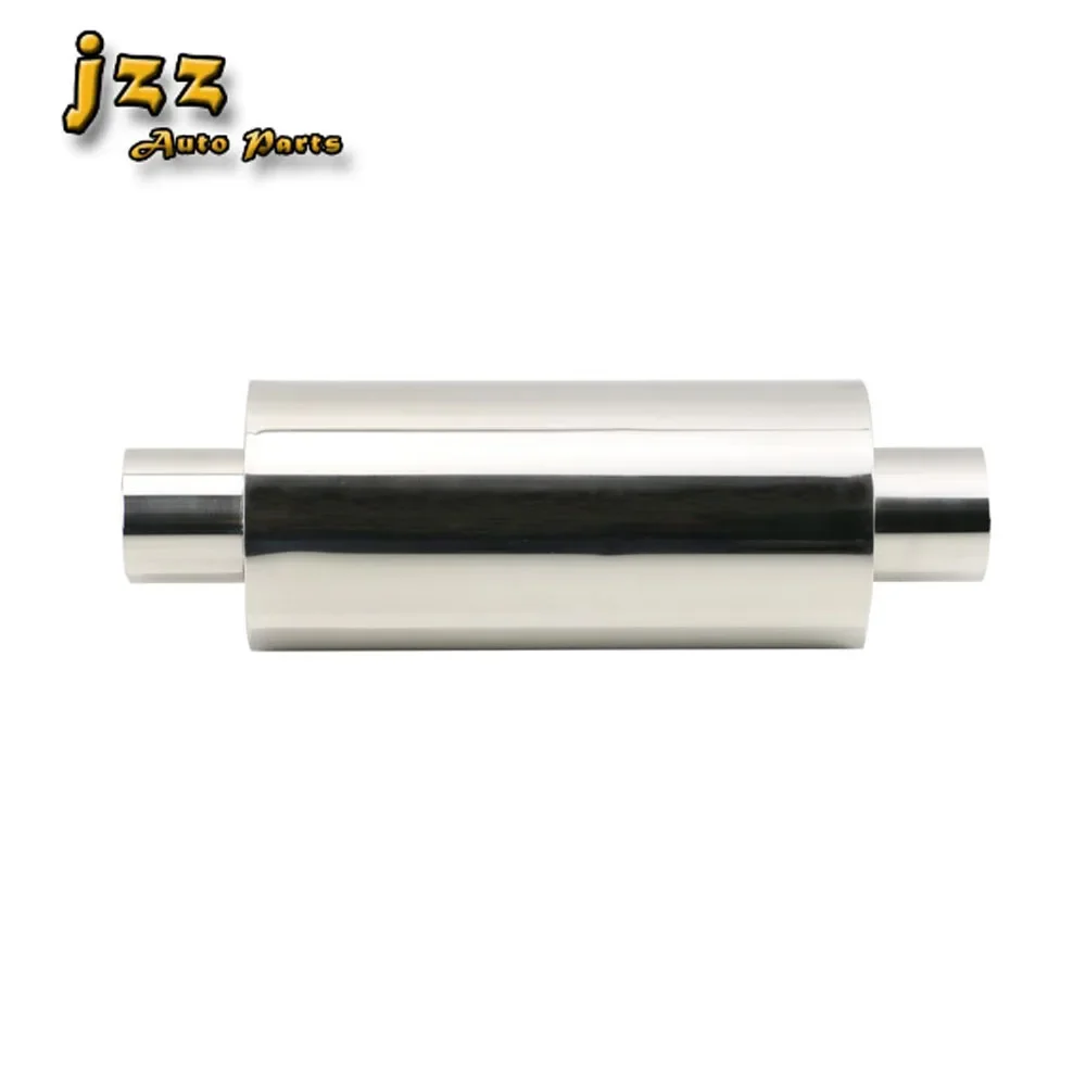 

high quality 2'' /2.5'' /3'' INLET Resonator Mufflers Pipes Stainless Steel Racing Exhaust Muffler