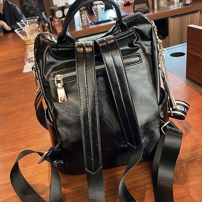 New style lady bag fashionable backpack computer bag commuting to work class travel large capacity backpack