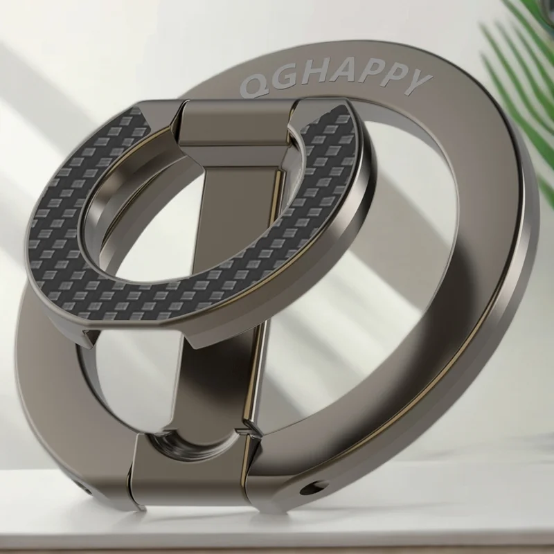 

Double Sided for MagSafe Phone Stand Magnetic Phone Ring Holder Kickstand Magnet Grip for Phone Samsung Folding Portable Holder