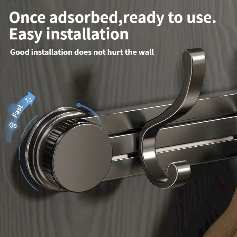 Strong Suction Door Back Hook Sticky Glue No Drilling Bathroom Storage Rack Coat Hook Indoor Door Clothes Hanger Organization