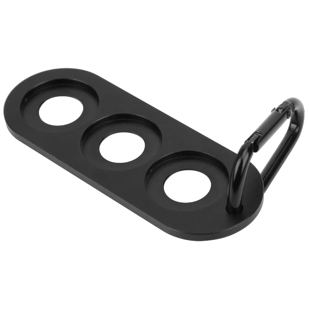 

3 Hole Holder Cue Joint Protector Buckle Closure Case Hold Tool Pool Stick Joint Protector Aluminum Joint Protector Holder