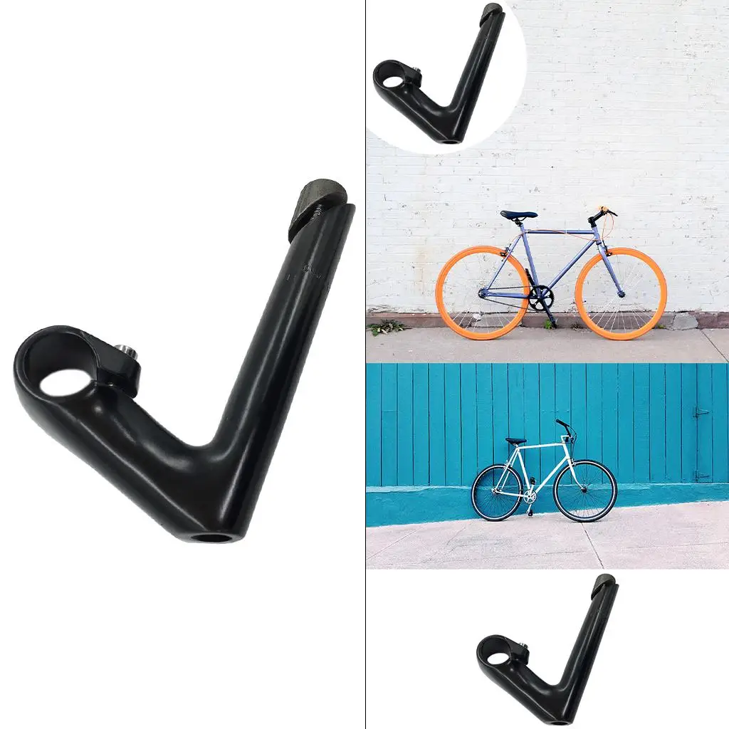 Lightweight Bicycle Quill Stem Aluminum Alloy Gooseneck Handlebar Clamp for Folding Mountain Bike Accessories
