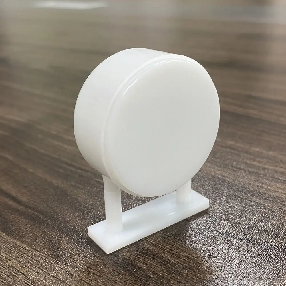 With LED Lights Fridge Sticker Mini Blank with No Pattern Fridge Decoration Magnets Round Square Plastic
