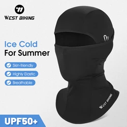 WEST BIKING Summer Cycling Cap Anti-UV Sunproof Ice Silk Bandana Bike Hat Outdoor Sport Fishing Motorcycle Bicycle Balaclava