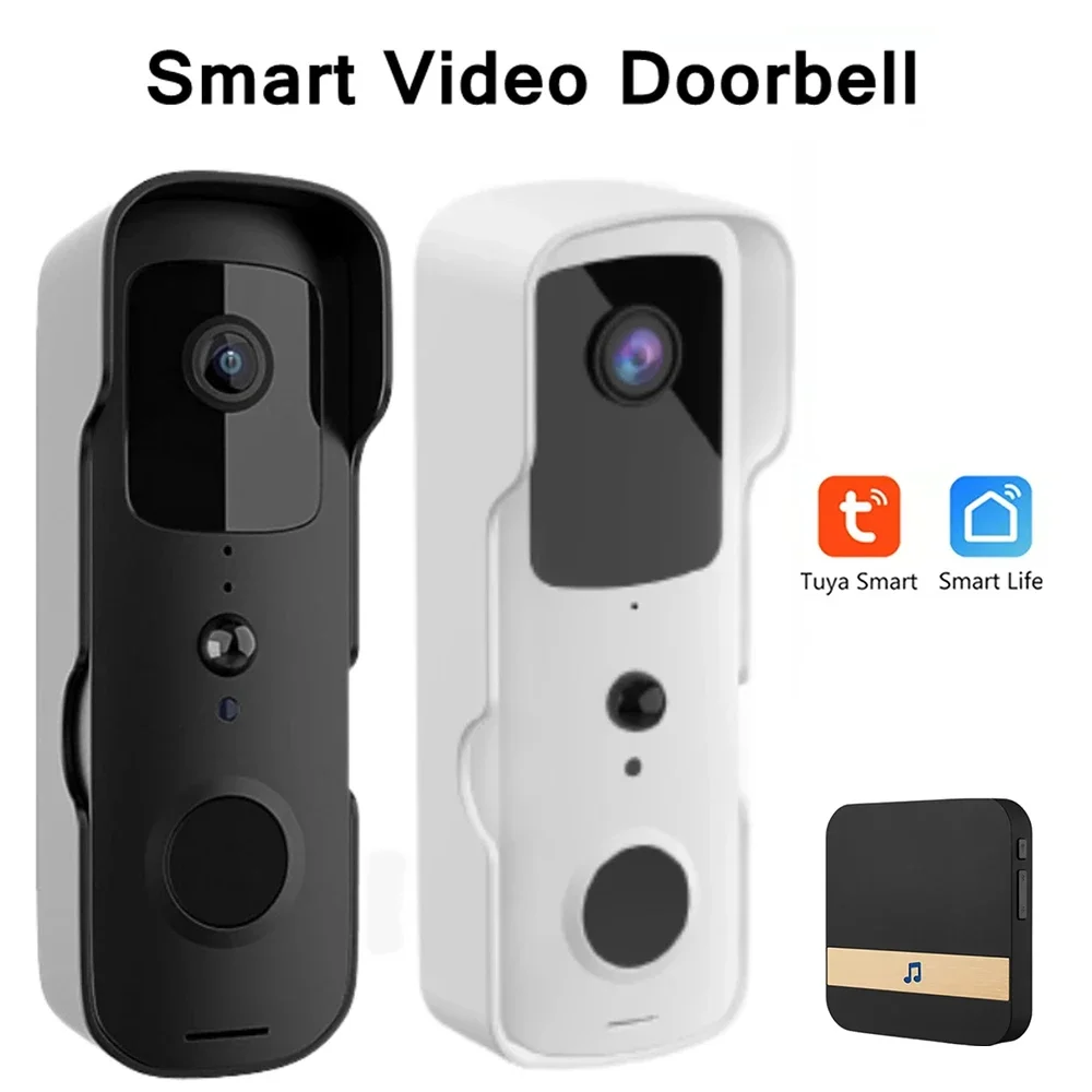 

Tuya Smart Home Video Doorbell IP Camera Outdoor Wireless Door Bell Intercom Security Protection Cam for Alexa Google Smart Life