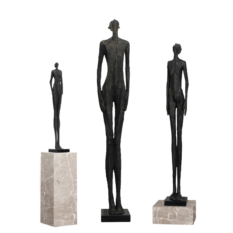 خزانة تلفزيون تجريدية حديثة من الأرض إلى السقف زخرفة مبيعات مكتب مدخل واسع النطاق فن إبداعي ترحيب شخصية النحت #2