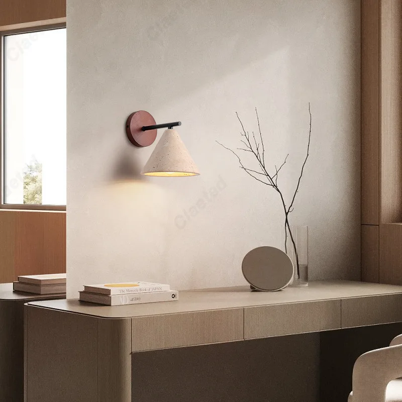 

Новая светодиодная лампа в японском стиле с желтыми отверстиями, каменная лампа для гостиной, коридора, крыльца, спальни, прикроватные декоративные светильники