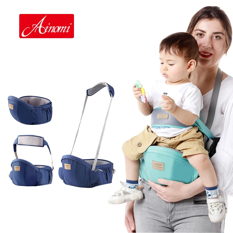 Baby Carrier New Born Slings Infant Backpack Ergonomics Hipseat Waist Stool Seat Kangaroo 4 in 1 Portable 0-3 Years for Travel