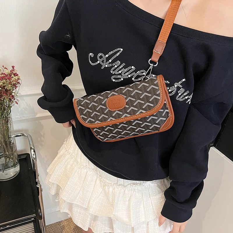 

2025 Women's Underarm Shoulder Bag, Fashion Quilted Crossbody Purse, Vintage Genuine Leather Multi-way Bag for Casual Dating