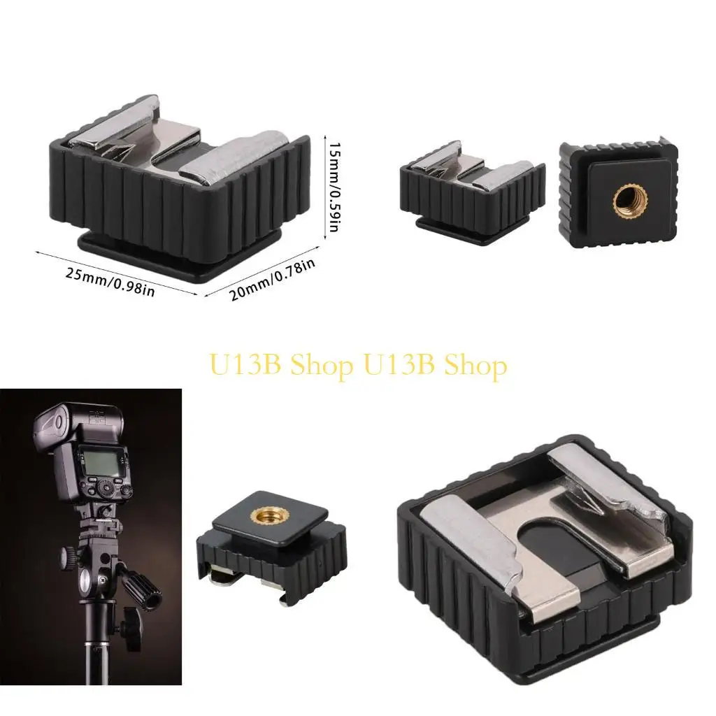 

Камера U13B мигает горячая подставка для крепления обуви с безопасным 1/4 дюймовым резьбовым отверстием для вспышек огней