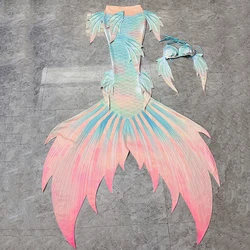 Diving Stamping Mermaid Tail Swimsuit Oceanarium Photo Adult Children Swimming Fish Tail Suit Bikini Role Play Mermaid Costume