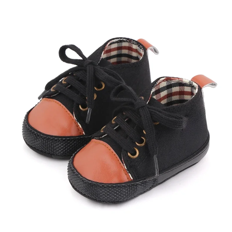 Baby Canvas Shoes Classical Newborn Baby Boys Girls Shoes Spring Autumn and Winter Plush Toddler Kids Sport Sneakers 0-18Months