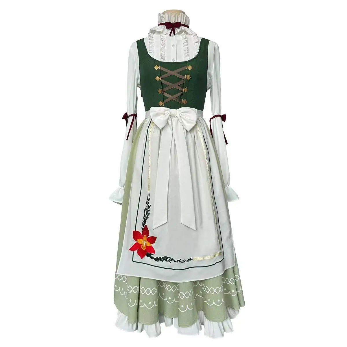 Frieren: Beyond Journey's End Cosplay – Spring Festival Fern Casual Wear Anime 2D Costume