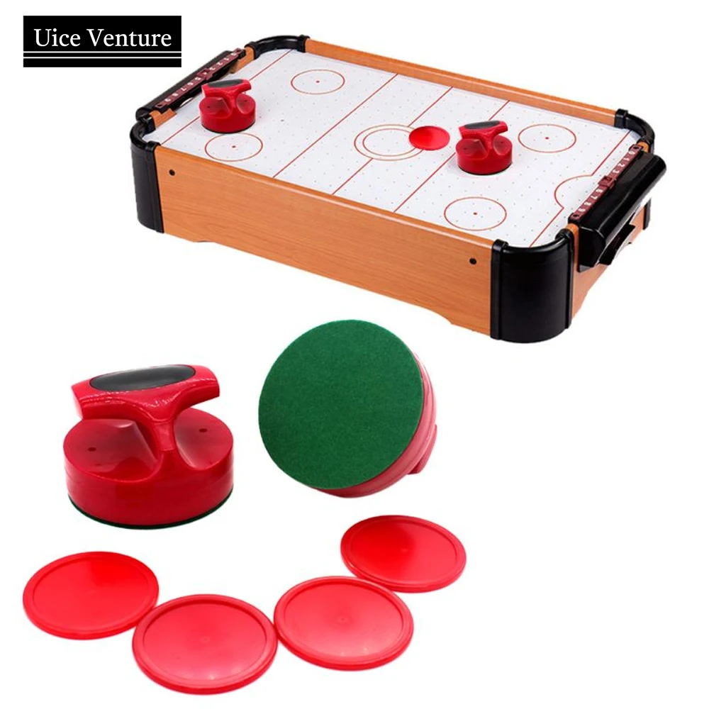 Air Hockey Pushers Hockey Accessories Air Hockey Table 94MM Slider Pusher Set with 4 Pucks Air Hockey Puck