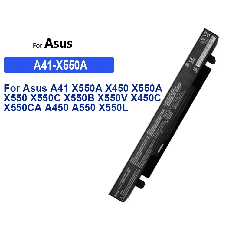 A41-X550A 6800mAh Battery For Asus A41 X550A X450 X550A X550 X550C X550B X550V X450C X550CA A450 A550 X550L Portable Batteria