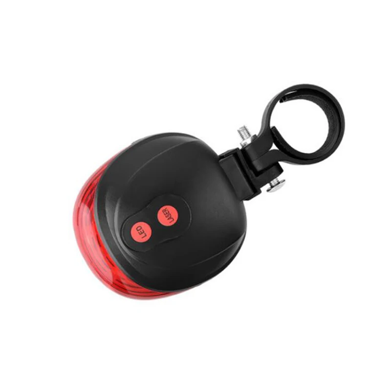 Xe Đạp 2 Đường Song Song Laser 3 Chế Độ Đèn LED Cảnh Báo Đèn Xe Đạp Đèn Flash Họa Tiết Rằn Ri Nét Ta 016RAR Đêm Đi Xe Đạp Thiết Bị