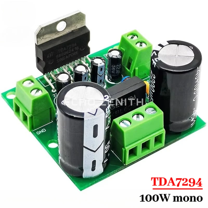 TDA7294 Плата цифрового усилителя мощности 100 Вт Высокая мощность двойной 12-32 В одноканальный модуль усилителя звука для динамика «сделай сам» TDA7294 Плата цифрового усилителя мощности 100 Вт Высокая мощность двойной 12-32 В одноканальный модуль усилителя звука для динамика «сделай сам»