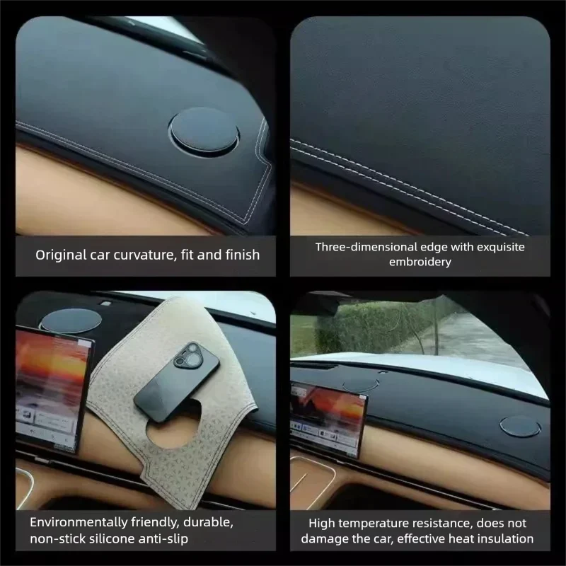 

Солнцезащитный коврик из искусственной замши для приборной панели Geely Starray 7, индивидуально модифицированный аксессуар для защиты от солнца и антибликового покрытия