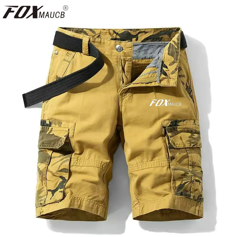 

New FOXMAUCB Cycling MTB Enduro Shorts Male Motorcycle Bicycle Clothing Riding Mountain Bike Pant Short Para Ciclismo Masculino