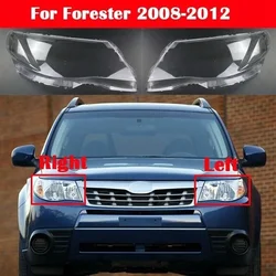 Pair Car Headlight Lens Cover For Subaru Forester 2009 2010 2011 2012 Headlight Cover Light Shell Transparent Lampshade Shell