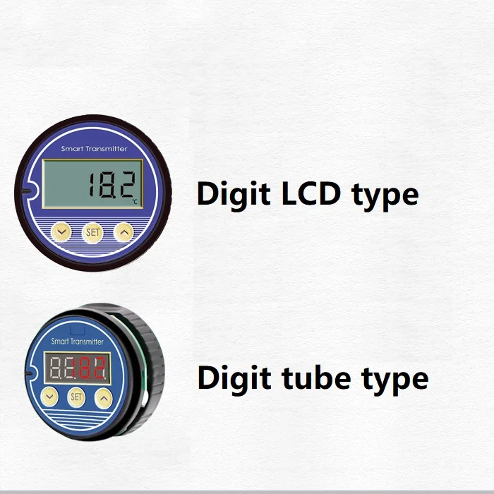 Smart 4-20mA Local Display Head Mounted Temperature Transmitter RTD PT100 Transmitter Module with Led Display
