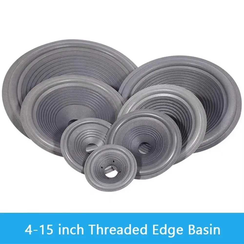 4/5/6.5/8/10/12/15 Inch Speaker Woofer Paper Cone Conical Shape Foam Edge Speaker Cone Thread Design Drum Paper Repair Use - view 6
