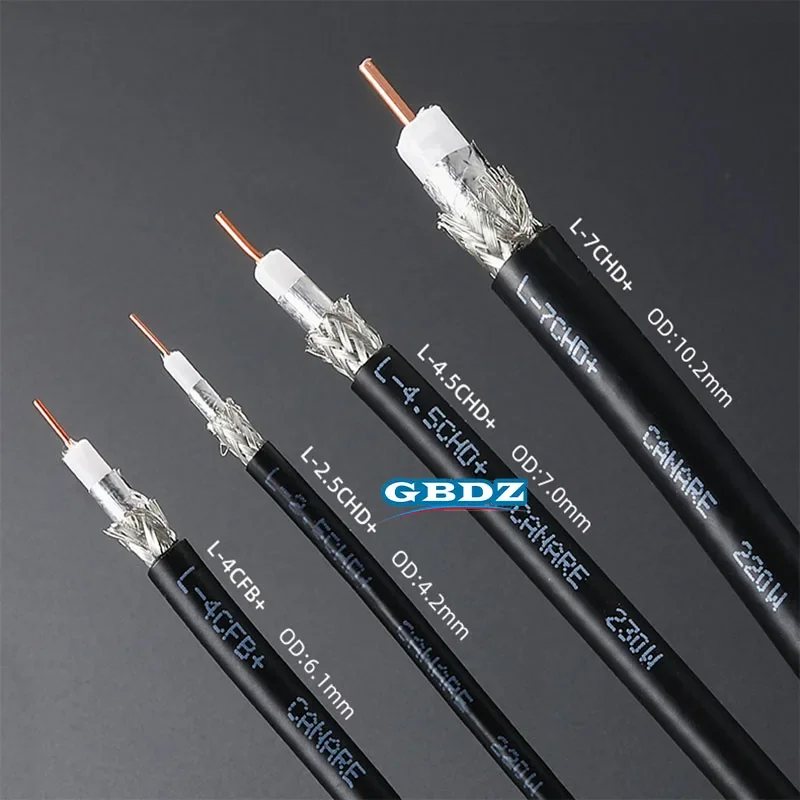 L-5CFB 75Ω ohm BNC HD Digital Coaxial Video Cable 3G HD-SDI CCTV Surveillance Camera Broadcast Video Signal Transmit Cable