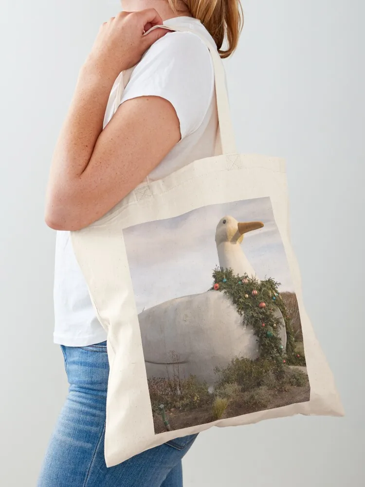 The Big Duck - Long Island Photography - New York Tote Bag حقائب للمتسوقين للنساء حقيبة كبيرة حقيبة هدايا نسائية #1