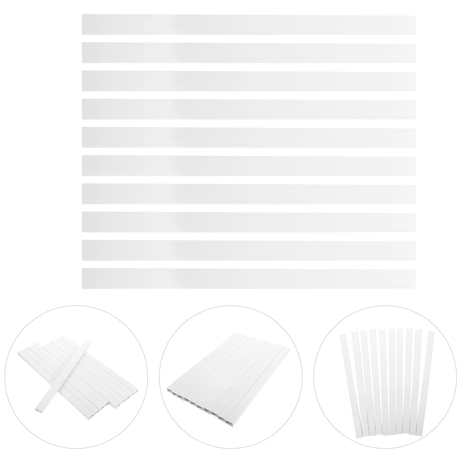 

1 set 40cm Cable Covers Wire Hiding Strips White Square 12x7mm Manage Cables Conceal Wires Along Wall Mount Cord Concealer