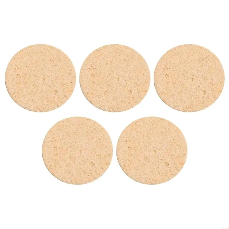 L4MB 5PCS บัดกรีฟองน้ำทำความสะอาดฟองน้ำทดแทนฟองน้ำอุตสาหกรรม