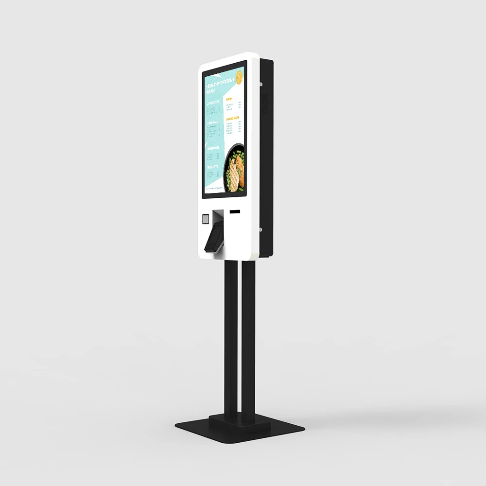 

Interactive Touch Screen Self Ordering Kiosk Self Service Kiosk Payment Kiosk for Food Coffee Supermarket LCD Displays