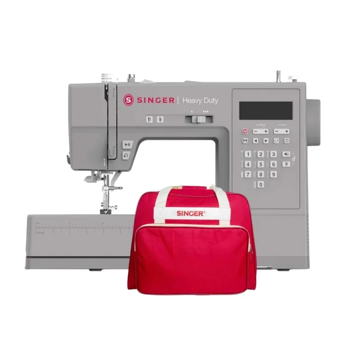 Máquina de Coser Singer 6705C Heavy Duty Electrónica + Bolso de Regalo