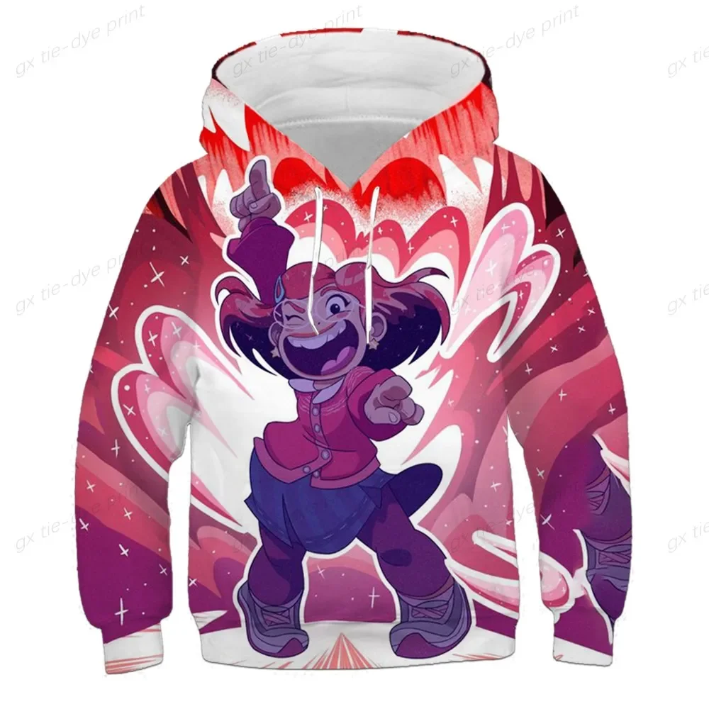 Disney Turning Red Sweatshirt Fashion Brand Clothing Baby Long Sleeve Top Thin Hoodie Children's Clothing Girls Autumn Children