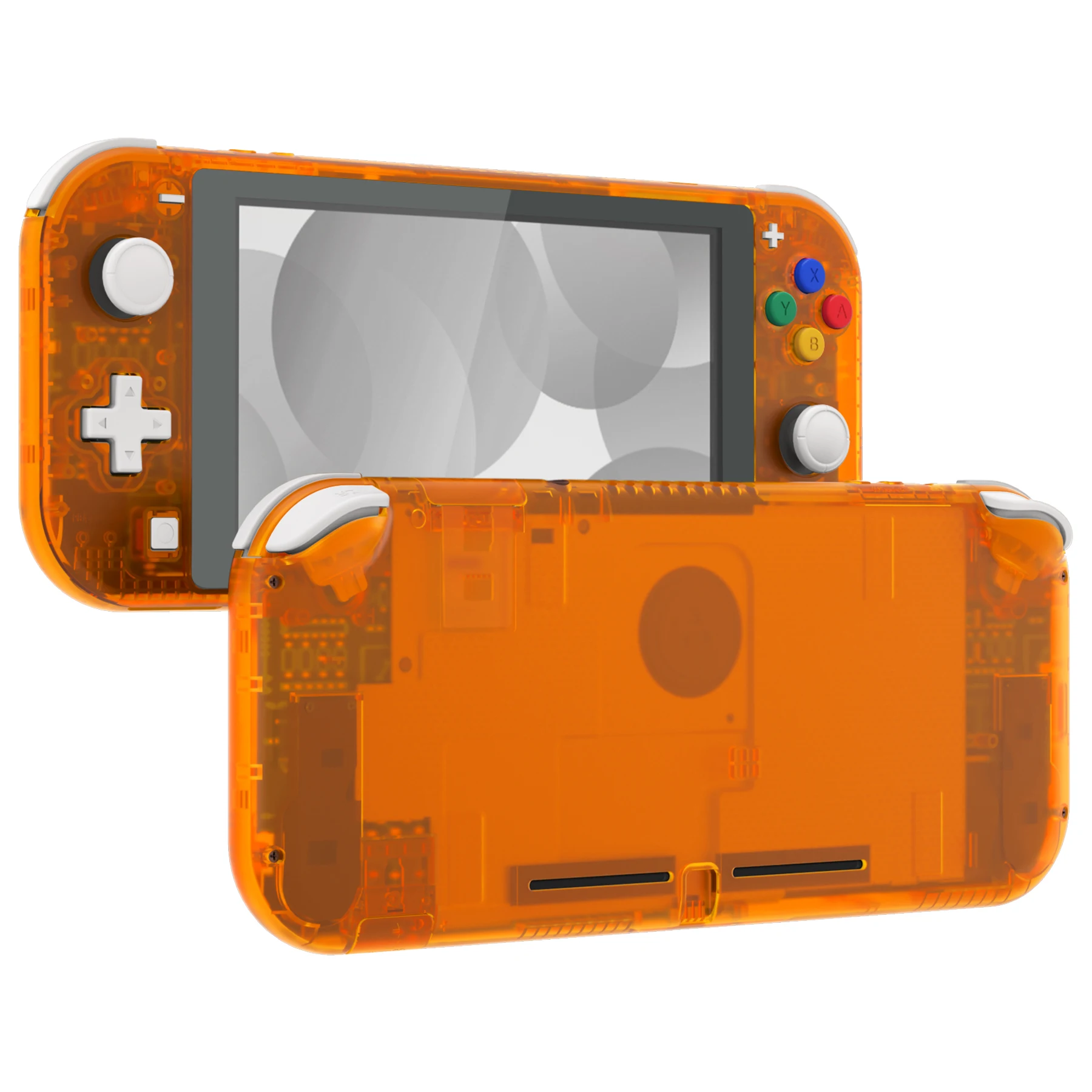 

eXtremeRate Replacement Housing for Nintendo Switch Lite - Clear Orange