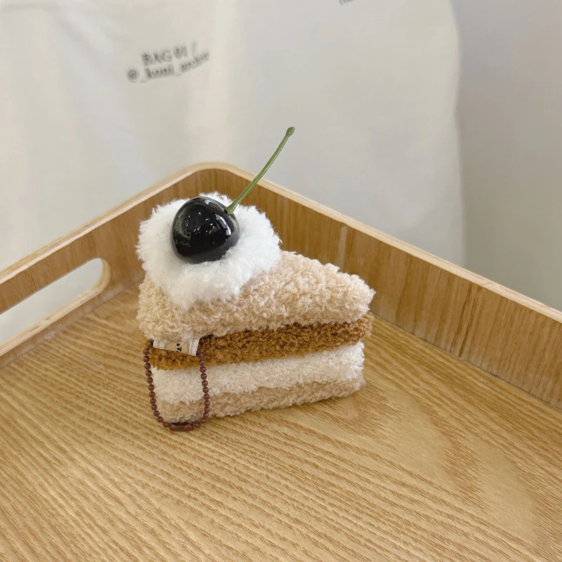 만화 플러시 햄버거 케이크 샌드위치 키체인 시뮬레이션 음식 모양 인형 가방 펜던트 배낭 장식 어린이 장난감 선물