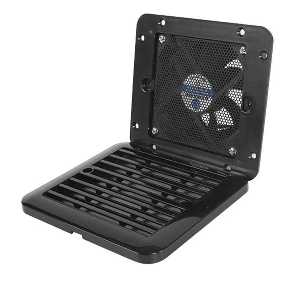 

и бесшумный вытяжной вентилятор с боковым креплением для фургонов, изготовленный из материала ABS и подходит для прицепов и караванов.