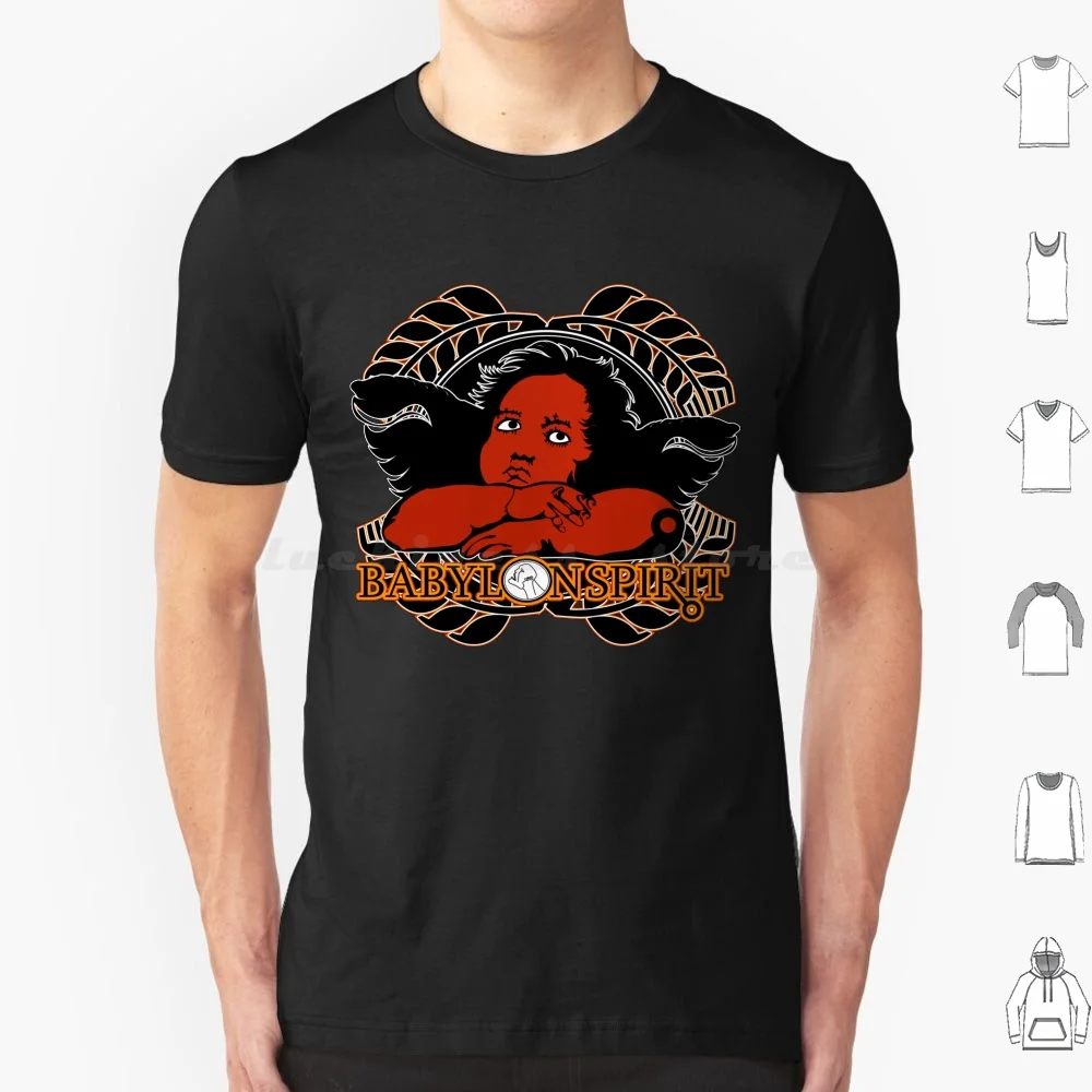 Black Angel T Shirt Big Size 100% Cotton Culturepop Punk Babylon Spirit Geek Japan Girl Nofutur Revolution Pop Fun Cool Free