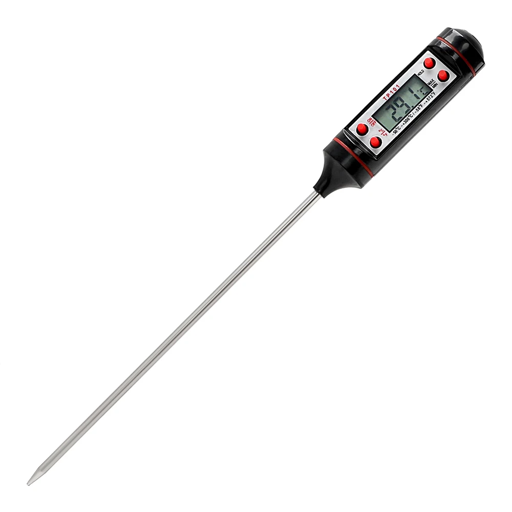 DIYWORK Meat Food Probe Kitchen Cooking Weather Station Temperature Sensor Temperature Instrument Electronic Digital Thermometer