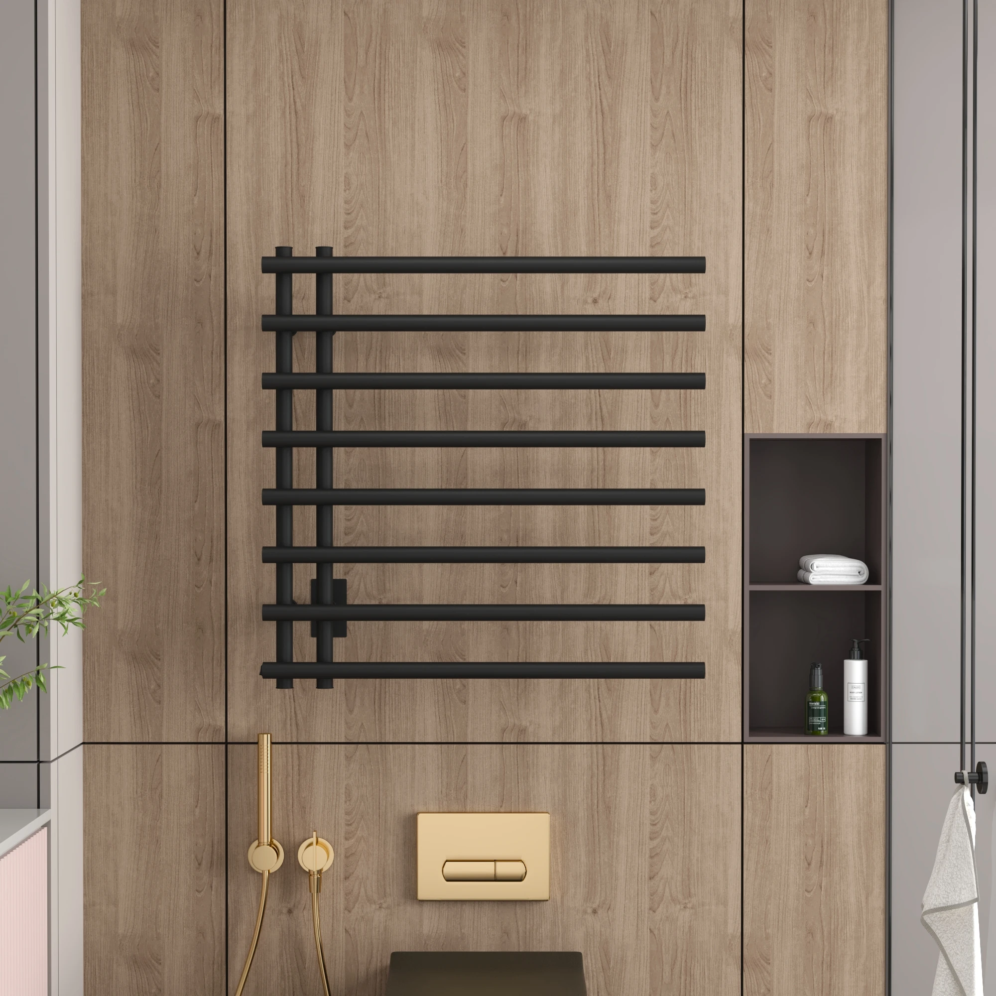 سلك صلب/مكونات إضافية 304 سخان منشفة من الفولاذ المقاوم للصدأ رف منشفة كهربائي سخان منشفة كهربائي #6