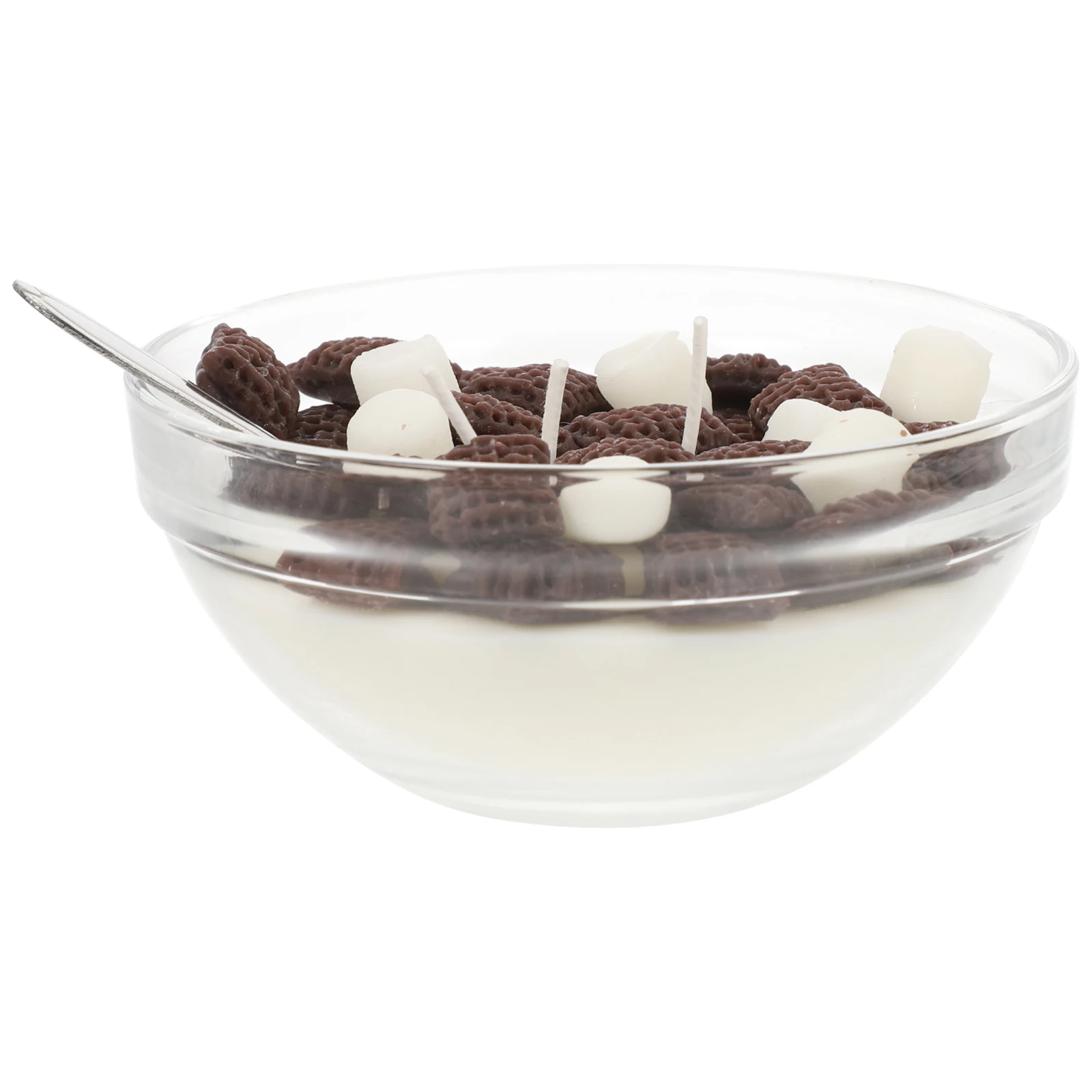 

Scented C Cereal C Bowl Home Decor Mini Perfume Stainless Steel Desktop Aromatherapy Wax Food Shaped Prop