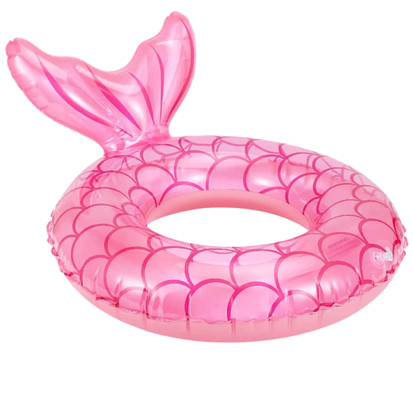 Mermaid Anime Float Rubber Ring Summer Striped Thickened Swimming Ring Perfect Summer Gifts for Girls & Boys