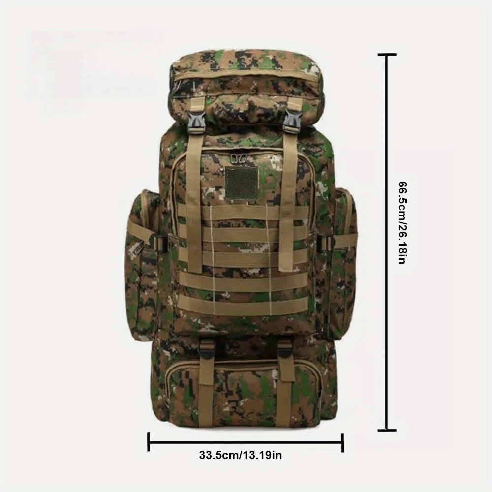 Mochila de Senderismo y Camping, Mochila de Escalada para Actividades al Aire Libre, Resistente al Agua, para Hombres y Mujeres